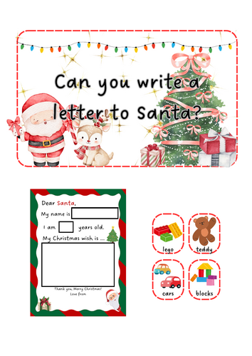 Christmas - letter to Santa