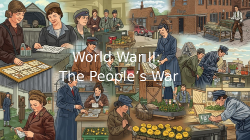 Year 6 History unit World War 2 The People's War planning SEND ...