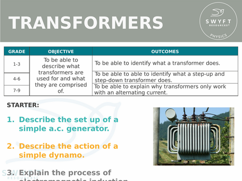 NEW AQA Physics (2016) - Transformers