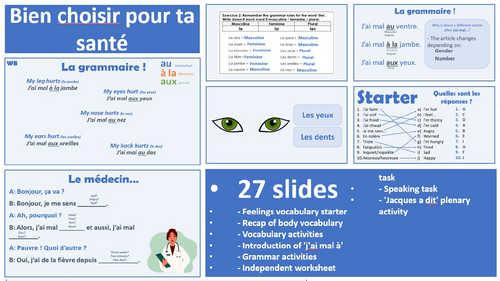 2026 French AQA GCSE Module 4.3 - Bien choisir pour ta santé