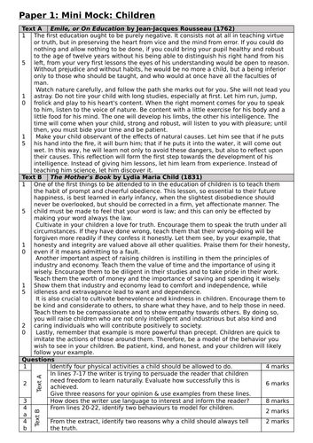 Mini-Mocks Pearson 2.0 GCSE English Language | Teaching Resources