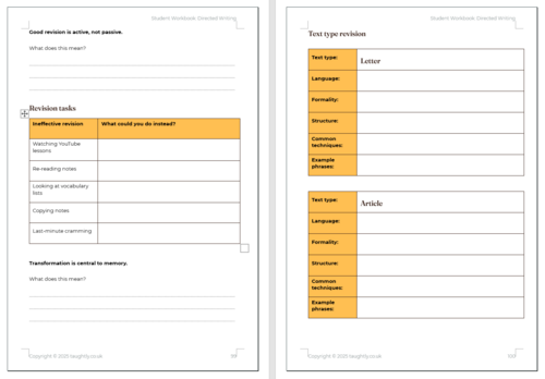 Directed Writing 2027: Full Unit for IGCSE First Language English 0500/ ...