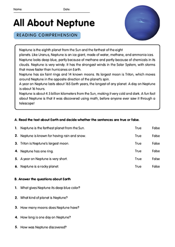 Neptune Comprehension