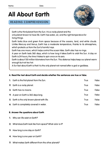 Earth Comprehension