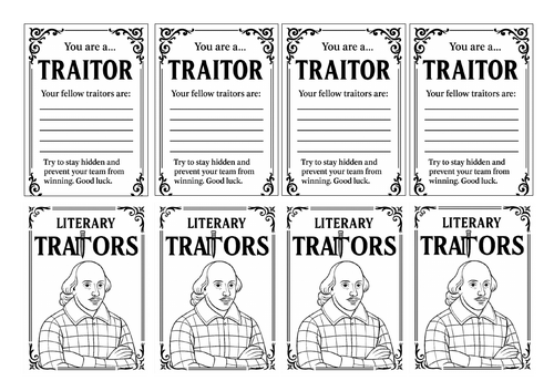 Literary Traitors | Teaching Resources