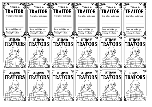 Literary Traitors | Teaching Resources