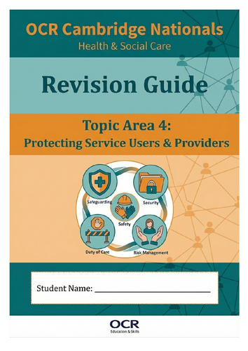 R032 TA4 Revision Guide- Safeguarding