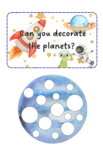Space - Decorate planets