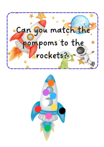Space - pompom rockets
