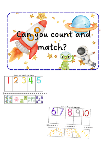 Space - Count and match