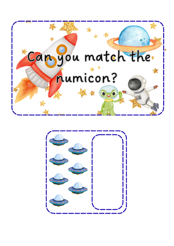 Space - Numicon match