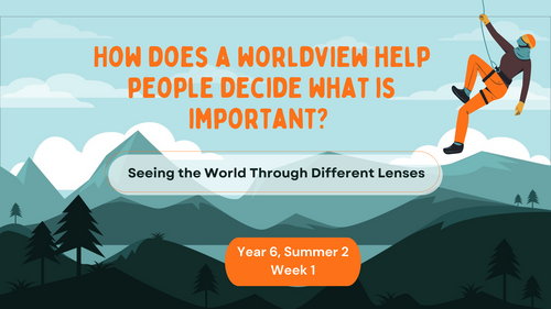 RE Scheme of work: *How does a worldview help people decide what is ...