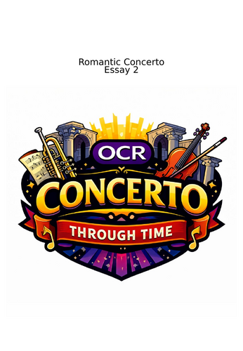 Romantic Concerto Essays OCR GCSE