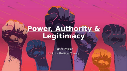 Higher Politics Unit 1 Political Theory Pack | Teaching Resources