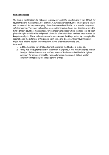 GCSE History Edexcel Henry VIII and his Ministers Unit 2 | Teaching ...