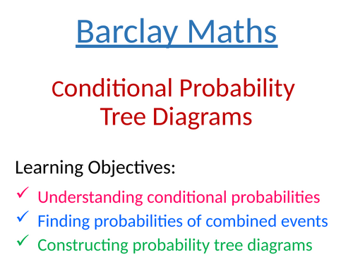 Conditional Probability Tree Diagrams