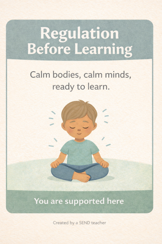 SEND Calm Corner Poster Bundle | Regulation & Emotions Posters | Autism ...