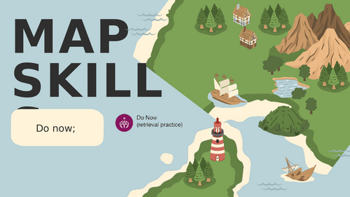 Geography - Map skills games and activities. Instructions for 6 free ...
