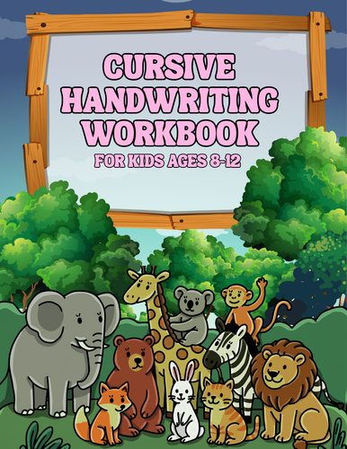 Cursive Handwriting Workbook for Kids Ages 8–12 | Teaching Resources