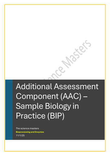 LC Biology Additional Assessment Component (AAC) | Teaching Resources