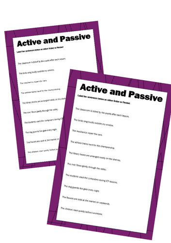 Active or Passive - Present