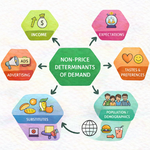IBDP Economics - Non-Price Determinants of Demand - Classroom display ...