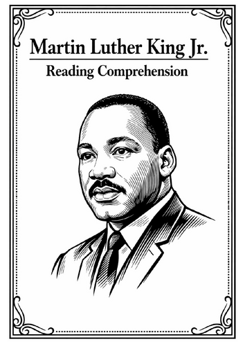 Martin Luther King Jr. Reading Comprehension | MLK Day Worksheets ...