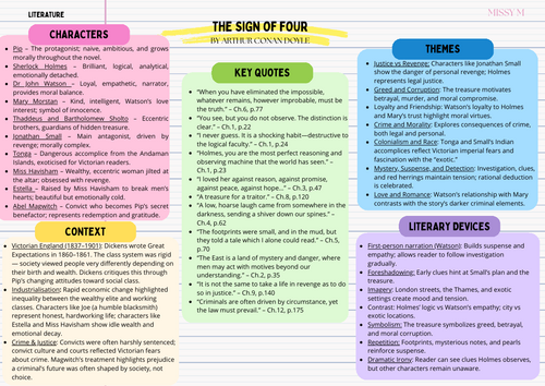 the-sign-of-four-by-arthur-conan-doyle-teaching-resources