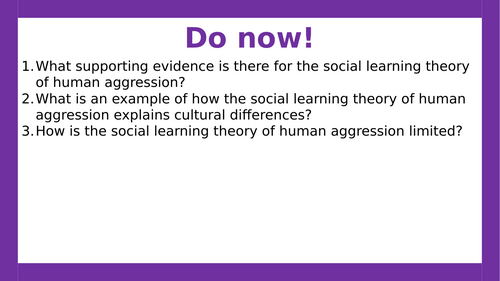 AQA A-level Psychology: Deindividuation (Lesson 13 of Aggression)