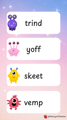 Mock Phonics Screening Practise - Set 5