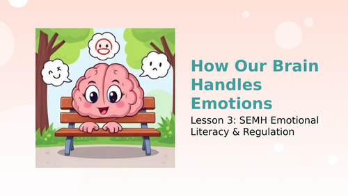 SEMH Emotional Literacy and Regulation-7 Lessons | Teaching Resources