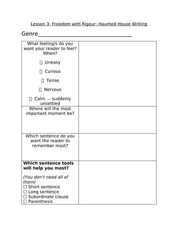 Greater Depth Writing Slides and Worksheets- Years 4-6 | Teaching Resources