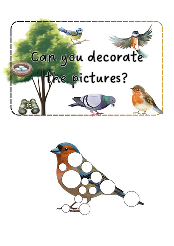 Big Bird Watch - Loose part birds