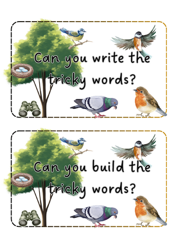 Big Bird Watch - Tricky Words