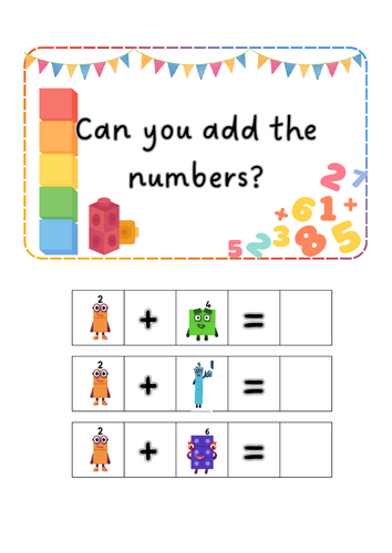 Number Day - Adding numberblocks
