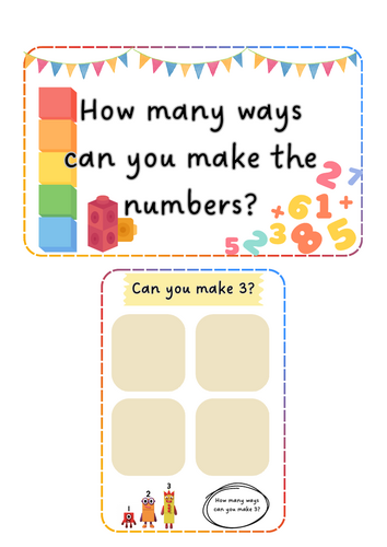 Number Day - Build the numbers