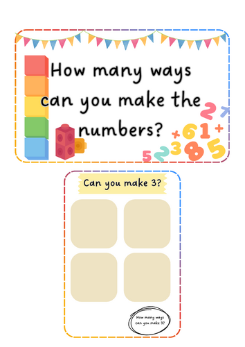 Number Day - Build the numbers