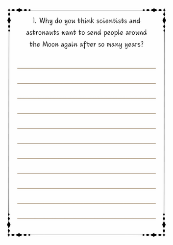 Artemis II Moon Open-Ended Questions and Answers | STEM Space ...