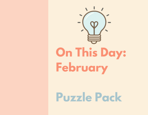 On This Day: February – Daily History Crosswords and Wordsearches for ...
