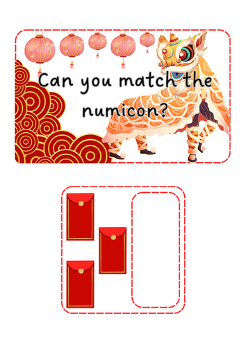 Lunar New Years - numicon match