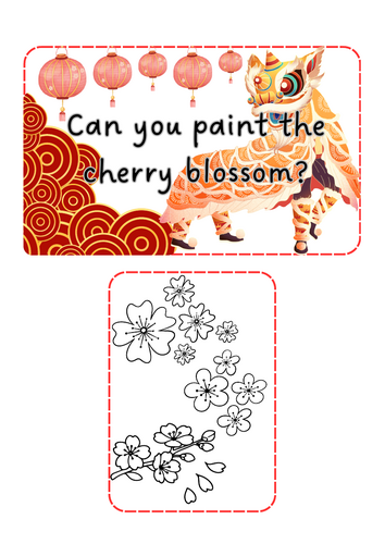 Lunar New Years - Paint the Cherry Blossom
