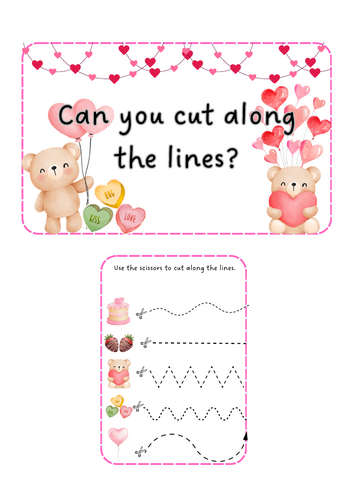 Valentine's Day - Scissor skills