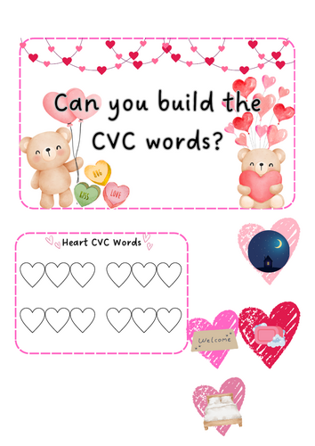 Valentine's Day - CVC words