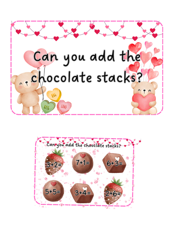 Valentine's Day - Chocolate stacks