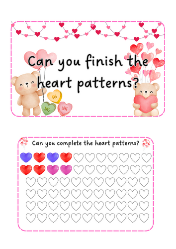 Valentine's Day- Heart patterns