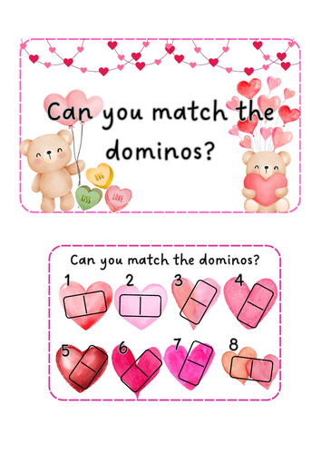 Valentine's Day - Domino match