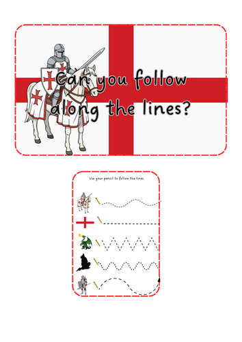 St George’s Day - pencil control