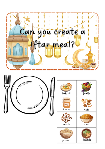 Ramadan / Eid - Iftar plate