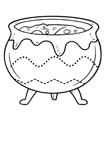Porridge Pot Patterns Follow the Dotted Lines – Fine Motor ...