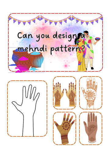 Holi - mehndi patterns